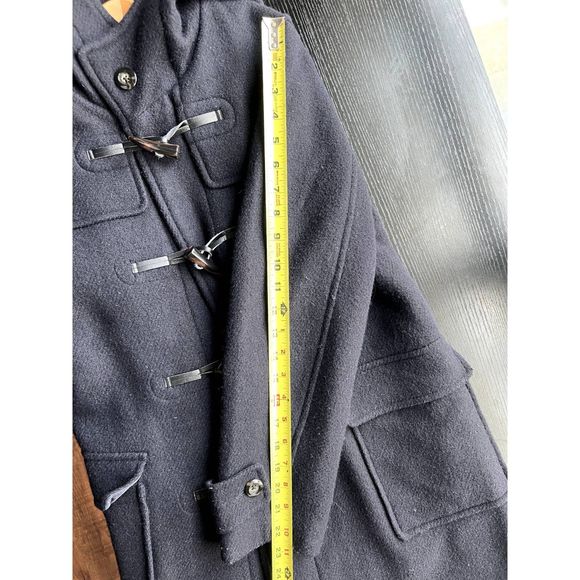 Women Peacoat Jacket, Dark Navy Blue, Size Small, S - Picture 12 of 12